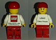 invID: 132226855 M-No: gen102  Name: LEGO Idea House Minifigure - LEGO Logo with LEGO History Website Address on Back