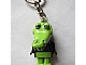 invID: 136081883 G-No: KCF01  Name: Crocodile 1 Key Chain - Twisted Metal Chain, no LEGO Logo on Back
