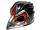 invID: 137021362 P-No: 12550pb03  Name: Minifigure, Headgear Mask Bird (Raven) with Silver Beak and Dark Red Markings Pattern