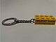 invID: 131280293 G-No: 852100apb01  Name: 2 x 4 Brick - White Key Chain with 