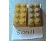invID: 142165152 P-No: bslot04a  Name: Brick 2 x 4 without Bottom Tubes, Slotted (with 2 slots, opposite)