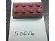 invID: 143107814 P-No: bslot04  Name: Brick 2 x 4 without Bottom Tubes, Slotted (with 1 slot)