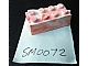 invID: 143287742 P-No: bslot04  Name: Brick 2 x 4 without Bottom Tubes, Slotted (with 1 slot)