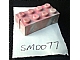 invID: 143289588 P-No: bslot04a  Name: Brick 2 x 4 without Bottom Tubes, Slotted (with 2 slots, opposite)