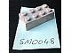 invID: 143291945 P-No: bslot04  Name: Brick 2 x 4 without Bottom Tubes, Slotted (with 1 slot)