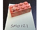 invID: 143347218 P-No: bslot04a  Name: Brick 2 x 4 without Bottom Tubes, Slotted (with 2 slots, opposite)