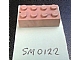 invID: 143348160 P-No: bslot04  Name: Brick 2 x 4 without Bottom Tubes, Slotted (with 1 slot)