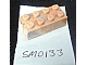 invID: 143355693 P-No: bslot04a  Name: Brick 2 x 4 without Bottom Tubes, Slotted (with 2 slots, opposite)