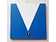 invID: 143461734 P-No: 6881pb09  Name: Tile 6 x 6 with White Triangle and Lamborghini Logo Pattern (Stickers) - Set 8214