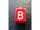 invID: 143836055 P-No: 3005ptBb  Name: Brick 1 x 1 with Blue Capital Letter B Pattern (Bold Font)