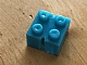 invID: 144767582 P-No: bslot02a  Name: Brick 2 x 2 without Bottom Tubes, Slotted (with 2 slots, opposite)