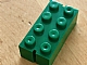invID: 144768362 P-No: bslot04a  Name: Brick 2 x 4 without Bottom Tubes, Slotted (with 2 slots, opposite)