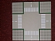 invID: 145006344 P-No: 2361p01  Name: Baseplate, Road 32 x 32 7-Stud Crossroads with Road and Crosswalks Pattern