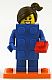 invID: 145748050 M-No: col314  Name: Brick Suit Girl, Series 18 (Minifigure Only without Stand and Accessories)