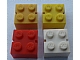 invID: 146383203 P-No: bslot02a  Name: Brick 2 x 2 without Bottom Tubes, Slotted (with 2 slots, opposite)