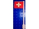 invID: 149014949 P-No: 3596pb13  Name: Flag on Flagpole, Straight with Switzerland Pattern (Stickers)