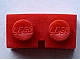 invID: 71755391 P-No: bslot01  Name: Brick 1 x 2 without Bottom Tube, Slotted (with 1 slot)