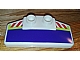 Lot ID: 155338576 P-No: 89398pb01 Name: Duplo Rear Spoiler / Wing with Dark Purple Rectangle, Lime Stripes and Red Danger Stripes (Buzz Lightyear) Pattern invID: 155338576 P-No: 89398pb01 Name: Duplo Rear Spoiler / Wing with Dark Purple Rectangle, Lime Stripes and Red Danger Stripes (Buzz Lightyear) Pattern