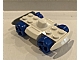 invID: 161167467 P-No: 30558c02  Name: Vehicle, Base 4 x 6 Racer Base with Blue Wheels and Light Gray Bumper