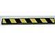 invID: 164378443 P-No: 4162pb013  Name: Tile 1 x 8 with Black and Yellow Danger Stripes Pattern (Sticker) - Set 7781