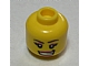 invID: 167531287 P-No: 3626cpb0673  Name: Minifigure, Head Female with Black Eyebrows, Eyelashes, Dark Pink Eye Shadow and Lips, Lopsided Open Mouth Smile with Teeth Pattern - Hollow Stud
