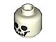 invID: 38249971 P-No: 3626bpb0001  Name: Minifigure, Head with Black Standard Skull Pattern - Blocked Open Stud