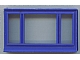 invID: 178572445 P-No: cwindow02  Name: Window 1 x 6 x 3 3-Pane, with Glass for Slotted Bricks