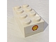 invID: 180230385 P-No: 3001oldpb09  Name: Brick 2 x 4 with Shell Logo I Pattern on Both Ends (Stickers) - Sets 642-1 / 673-1