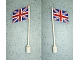 invID: 193706136 P-No: 776p11  Name: Flag on Flagpole, Wave with Great Britain Pattern - No Bottom Lip