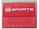 invID: 18612562 P-No: 4515pb006  Name: Slope 10 6 x 8 with Lego Sports Logo Pattern (Sticker) - Set 3432