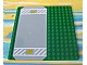 invID: 195270213 P-No: 30225pb02  Name: Baseplate, Road 16 x 16 with Light Gray Driveway, White Danger Stripes, and Yellow Trucks Pattern