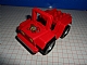 invID: 58474872 P-No: 98189pb02  Name: Duplo Car Body Jeep with Headlights and Fire Logo Pattern