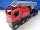 invID: 40574170 P-No: 48125c01  Name: Duplo Cabin Truck Semi-Tractor Cab with Black Base