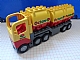 invID: 43964149 P-No: 48125c04pb01  Name: Duplo Cabin Truck Semi-Tractor Cab with Red Base and Octan Logo Pattern on Both Sides