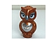 invID: 199755554 P-No: 21333pb04  Name: Owl, Elves with Metallic Light Blue Beak and Silver on Chest, Back, and Around Eyes Pattern