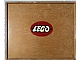 invID: 201763721 G-No: wood11  Name: Wooden Storage Box with Plain Sliding Top and LEGO Logo in Red Oval