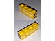 invID: 203967667 P-No: 3010pb035epb01  Name: Brick 1 x 4 with Car Grille Chrome Pattern (Embossed Print) with Black and Yellow Danger Stripes on Both Sides (Stickers) - Sets 558 / 622 / 670