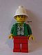 invID: 204579580 M-No: adv016  Name: Miss Gail Storm / Pippin Reed - Green Open Shirt, Red Legs, White Pith Helmet