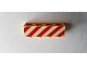 invID: 205815751 P-No: 3010pb188  Name: Brick 1 x 4 with Red and White Danger Stripes (White Corners) Pattern on One Side (Sticker) - Set 60080
