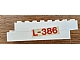 invID: 206716092 P-No: BA161pb01  Name: Stickered Assembly 9 x 2 x 2 with Red 