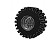 invID: 211827232 P-No: 4266c01  Name: Wheel 20 x 30 Technic with Black Tire 20 x 30 Solid Balloon (4266 / 2857)