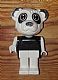 invID: 151955880 M-No: fab10a  Name: Fabuland Bear - Peter Panda, White Head, Legs and Arms, Black Top