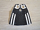 invID: 215932826 P-No: 522px2  Name: Minifigure Cape Cloth, Standard - Starched Fabric - 4.0cm Height with Black Back and Stripes Pattern