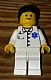 invID: 158095732 M-No: doc026  Name: Doctor - EMT Star of Life Button Shirt, White Legs, Black Ponytail Hair