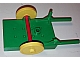 invID: 222782451 P-No: fabad6c01  Name: Fabuland Utensil Wheelbarrow, Rectangular with Yellow Wheel Pair Large with Center Stud with Fixed Red Axle (fabad6 / fabwheel2)