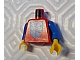 invID: 224598737 P-No: 973px138c01  Name: Torso Castle Crusaders Gold Lion Shield Pattern / Blue Arms / Yellow Hands