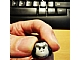 invID: 226311874 P-No: 93228pb01  Name: Minifigure, Headgear Mask Gorilla with Light Bluish Gray Face Pattern