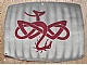 invID: 231454213 P-No: sailbb36  Name: Cloth Sail 45 x 33 Rectangle Curved with Viking Snake Pattern