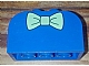 invID: 150890100 P-No: 4744px8  Name: Slope, Curved 4 x 2 x 2 Double with 4 Studs with Green Bow Tie Pattern