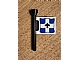 invID: 234448794 P-No: 2335p04  Name: Flag 2 x 2 Square with Imperial Soldier Black Symbol over White Cross on Blue Background Pattern on Both Sides